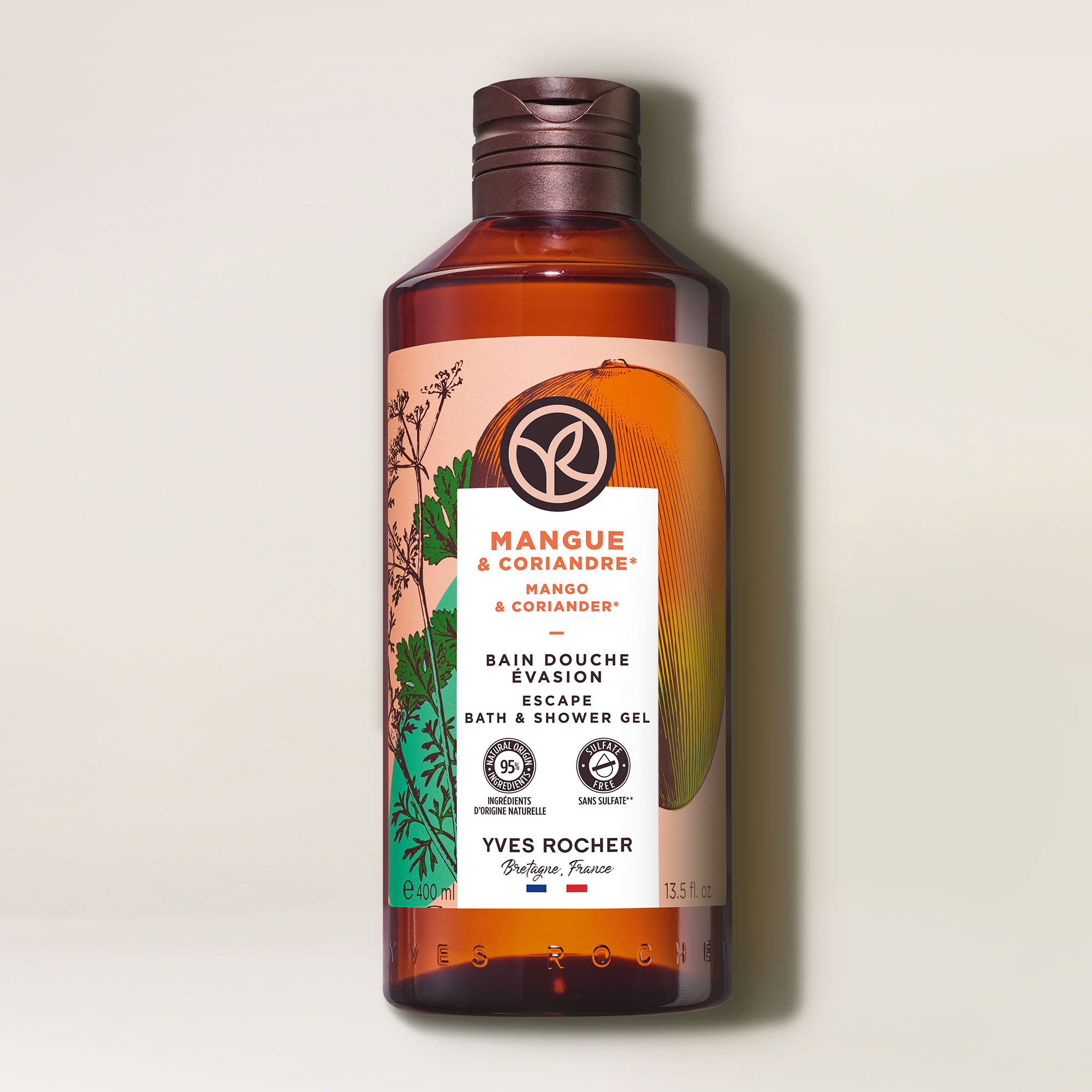 Mango & Coriander Escape Bath & Shower Gel - 400 ml